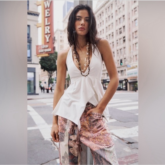 Free People Tops - New! Free People x REVOLVE Layla Tunic Halter Top Sz Medium $68